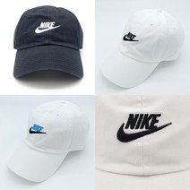 나이키 로고 볼캡 퓨추라 헤리티지86 모자 10색상, 화이트(블랙로고)
