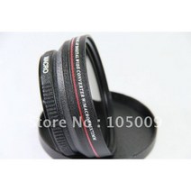 DSLR 카메라 렌즈 72mm 캐논 니콘 펜탁스 후지 올림푸스 블랙용 매크로 변환 포함 0.45x72mm 광각, C 입