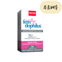 오라마켓 Jarrow 자로우 femdophilus 여성 유산균 펨 도피러스 10억 30캡슐, 1개, 60정, 30정