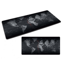 세계지도 대형 마우스 장패드 [동해표기] 400*900 두께 5mm 게이밍 피씨방 패드