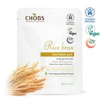 [씨에이치오비에스] CHOBS(찹스) 유기농 쌀겨 마스크팩 25ml, 상세 설명 참조, 상세 설명 참조, 상세 설명 참조, 상세 설명 참조