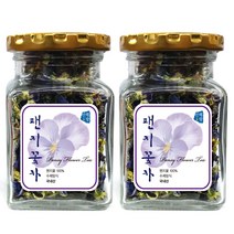 해피스토어70 국내산 수제 삼색제비꽃차 (팬지꽃차) 10g, 3병