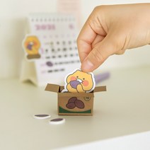 카카오프렌즈 춘식이 박스 점착마커, 단일품목