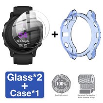 분광계 광도계 적외선 Garmin Fenix 7 7S 7X 6 6S 6X Pro 5 5S 스마트 워치 실리콘 커버 및 강화 유리 용 2-in-1 보호 케이스 + 화면 보호기, Orange, Fenix 6X - 6X Pro