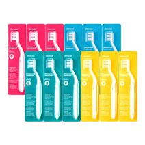 덴클 올인원케어 미세모 치과 교정 칫솔 12개입 1세트, 1개