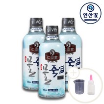 [계량컵제공]인산 죽염 천연조미료 생활 양치 죽염수 물죽염 실버 300ml 3병 인산가, 1개
