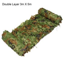 삼림지 위장 그물 야외 캠핑 사냥을위한 양면 사막 카모 그물 태양 그늘 20, 더블 레이어 3m x 5m, 02 DOUBLE LAYER 3M X 5M