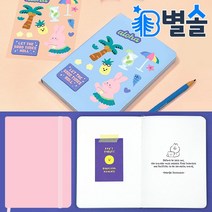 다이어리형 노트 다꾸 일기장 일정 스케줄관리 무선, 멜로우그린