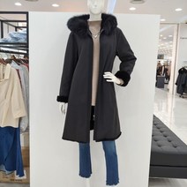 렉스내피 폭스퍼 후드코트 94TFH824 블랙
