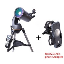 천체망원경 우주 단망경 상안경 망원경Ceron-넥스스타 127SLT 127mm F/12 마카토프 카세그레인 OTA 고토 전, 02 With phone adapter