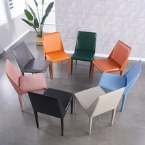 고급 식탁 의자 예쁜 수입 에펠 체어 골드 네일샵 커피숍112276 북유럽 라이트 럭셔리 안장 가죽 의자 현대 미니멀리스트 작은 아파트 홈 데스크 레스토랑 네트 레드 등받이 이탈리, (옵션07)업그레이드 된 세부 사