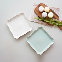 코스타노바 알렌테조 사각접시 21cm, 화이트, 1개