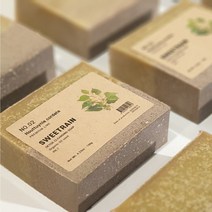 어성초 수제비누 모낭 청소년 세안 등관리 마스크염 얼굴붉음 130g+130g+거품망 스위트레인, 어성초 130g+130g