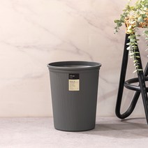 클린오픈 휴지통(원형) 7L 그레이, 단품