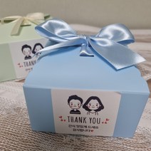 어린이집 유치원 학원 웨딩촬영 쿠키 5종 외 초콜릿, 2.스티커상자(리본없음), 2번 선물스티커