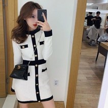 투피스형 원피스 세련된 여성룩 33