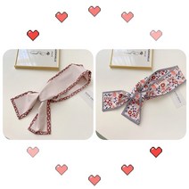 리본 머플러 머리띠 프렌치 스카프 보카시 큐트 나비 결 머리끈 2656726867