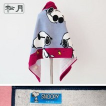 RT 송월 스누피 조이50 비치타월(50x100cm) 바스타올, 색상:자주