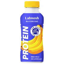 [단백질27g]랩노쉬 프로틴드링크 3종 350ml 12개입 (마일드 카카오 바나나 라떼), 마일드바나나 12개