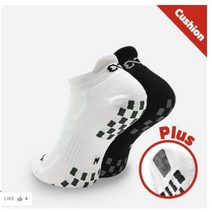 [위풋] 국가대표 미끄럼방지 스포츠 헬스 축구 양말 더블 논슬립 PLUS 스니커즈 삭스 화이트 블랙