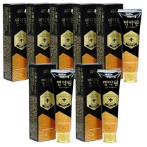 (치은염 치주염 치주질환 잇몸질환 예방효과) 죽염 명약원 골든 프로폴리스 치약 120g, 7개