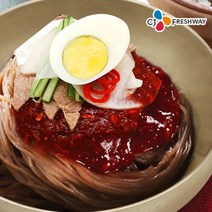 CJ프레시웨이 이츠웰 평양냉면 10인분 / 면 10팩 + 비빔장, 평양냉면10인분/면10+비빔장10