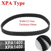 자동차 타이밍 타임 벨트 엔진 구동 교환 XPA 2782 2800 2847 12.7mm 너비 10mm 두께 고무 톱니 웨지 원시, 03 1Piece XPA 2832