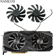 그래픽카드 팬 수리 부품 2 개몫 95mm 쿨러 zotac geforce gtx 1070ti 1080 ti gtx1070 ti gtx1080ti amp 에디션 그래픽 카드 냉각