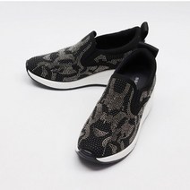 [프롬슈] 비즈패턴 플랫폼 여성키높이신발 통굽슬립온