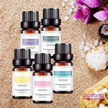 비염오일 수면에좋은향 피로회복 바디 페이스 아로마에센셜오일 10ml 5종, 로즈
