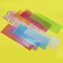 [KT알파쇼핑][바보사랑]반짝 큐빅 보석 스티커 스티커비즈 6mm, 퍼플