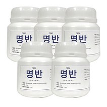 다산메디칼 삼현제약 명반(백반) 180g 5개, 단품, 단품