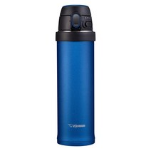 조지루시 플립앤고 보온보냉 원터치 텀블러 SM-QAF60, 블루(AK), 600ml