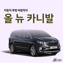 [맥스산업] 원터치 투명 자동차 바람막이 [ 차종 : 올뉴카니발 (3세대) ] ( 옵션 : 트렁크 슬라이드문 ), 슬라이드문 조수석1p, 1개