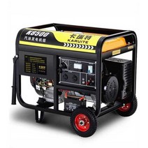 소형 가솔린 캠핑발전기 220V 저소음 카라반 푸드트럭 캠핑카, 5500W 수동시동 + 가솔린 220V 연소
