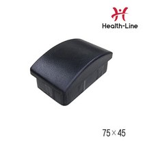 헬스라인 [헬스라인] 사각파이프 마감캡 75×45mm(개당) / 수리부속 /파이프마감, 선택완료, 단품없음
