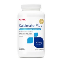 GNC 칼슘 마그네슘 비타민 D3 240캡슐, 1개, 기본