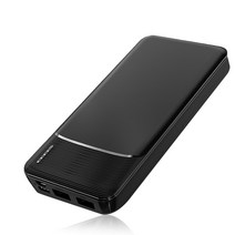 KLIFE 30000mAh대용량 보조배터리 잔량표시 큰용량 보조충전기 블랙, 블랙 30000mAh