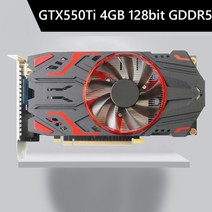 gtx550ti 1gb 2gb 4gb 6gb 8gb 컴퓨터 그래픽 카드 192bit gddr5 nvidia pci express 2.0 게임용 비디오 카드듀얼 냉각 팬 포함, 협력사, 4g gddr5 레드