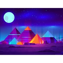 아이윙스 피포페인팅 Q5557 Osaek Pyramid 피라미드 나잇 DIY명화그리기 DIY그림그리기, 단품