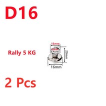 새로운 둥근 강한 네오디뮴 자석인양 깊은 바다 낚시 홀더 반지 눈 볼트 D16-D42 장착 냄비를 당기는, 07 2 Pcs D16 Rally 5kg