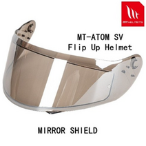 MT-V-16 쉴드 MT 헬멧 ATOM SV 교체 렌즈 원래 부품 내부 선글라스, 03 mirror