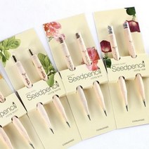 바보사랑 꿈쟁이 몽당씨앗연필(2개입) 재미있는 씨앗심기.꿈쟁이, 나팔꽃