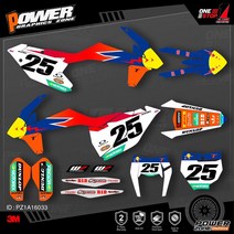 powerzone 사용자 정의 팀 그래픽 배경 데칼 3m 스티커 키트 ktm sx sxf mx 16-18 exc xcw enduro 17-19 125 500cc 033, 2017-19 exc excf xcw