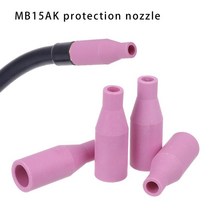 용접 부품 CO2 토치 재료 1Pcs 새로운 MB15AK MIG/MAG 가스 세라믹 노즐 용접 건 토치 팁 실드 컵 보호 액