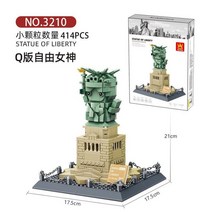 레고 호환 21042 미국 아키텍쳐 자유의 여신상 건축물 인테리어, Q버전 자유의 여신상(3210)