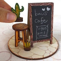 조립식 나무 미니어처 선인장과입간판 DIY 초등학생생일선물 조립식미니어쳐, 상세페이지 참조