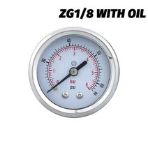 휠캡 tpms 젠더 자동차 휠 프로텍터 락볼트 Y50z 축 수압 게이지 스테인레스 스틸 쉘 스레드 연결 휴대용 진공 압력, 0-1Mpa+03