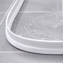 다니엘앤로사 샤워부스 욕실 화장실 세면대 물막이 싱크대 세탁실 실리콘 물막이 워터가드 고급형 5cm, 고급형/높이5cm/길이1m