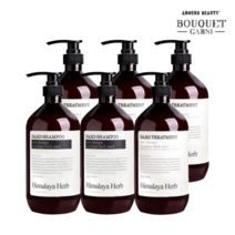 부케가르니 히말라야 허브 나드 샴푸900ml x4개+트리트먼트900ml x2개 시그니처, one color, free